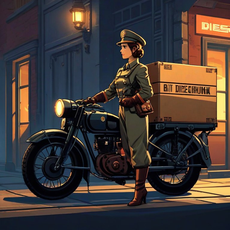 CC0 词表组合 5:delivery person 示例图
