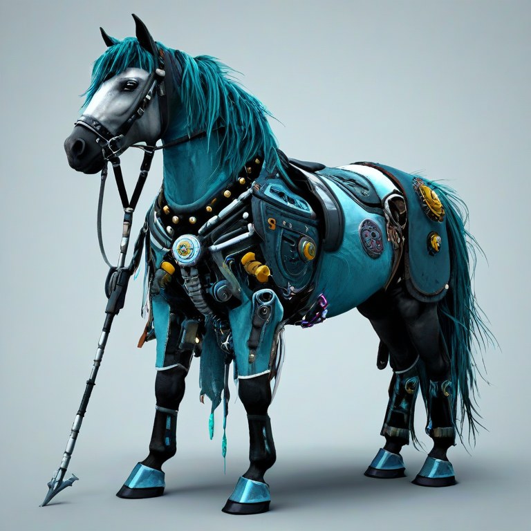 CC0 词表组合 9:horse 示例图