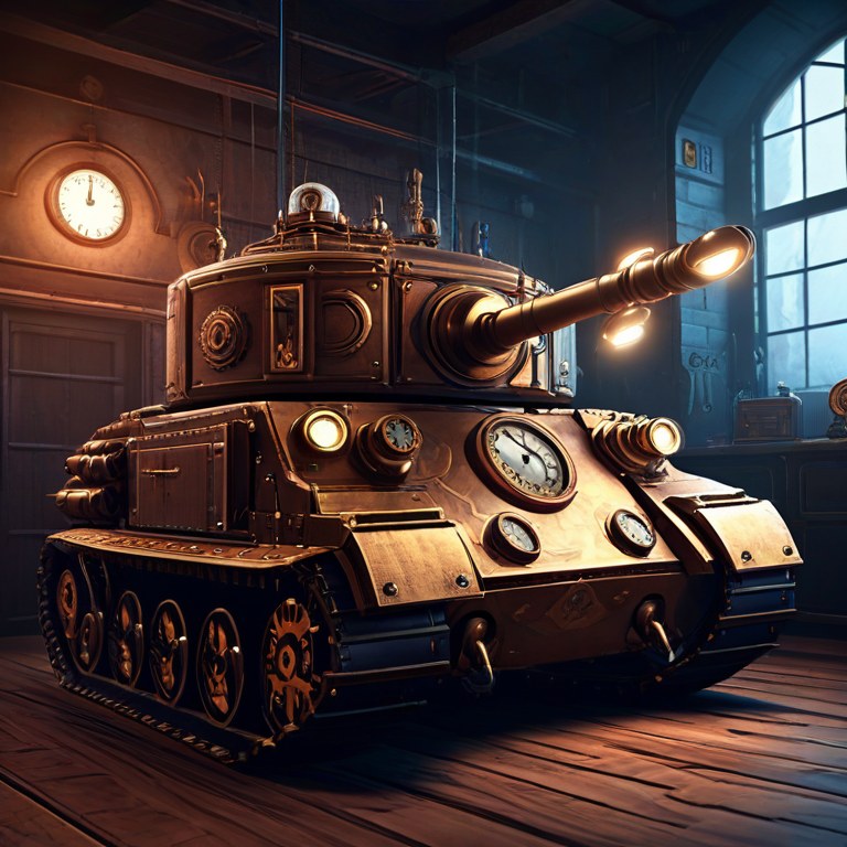 CC0 词表组合 12:tank 示例图