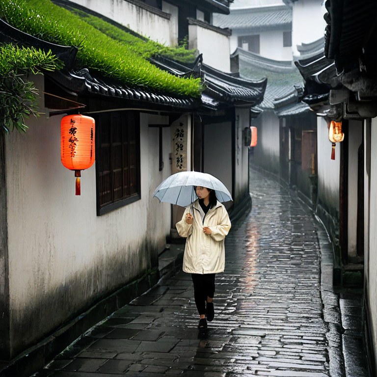 Flux · 江南烟雨巷（中文） 示例图